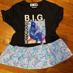 Notorious B.I.G. Cotton on peplum T-shirt